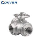 3 Way Valve Metal High-platform Three-piece Ball Valve Body