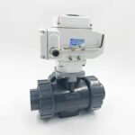 High Quality Electric UPVC/PVC DN50 3-Way Ball Valve
