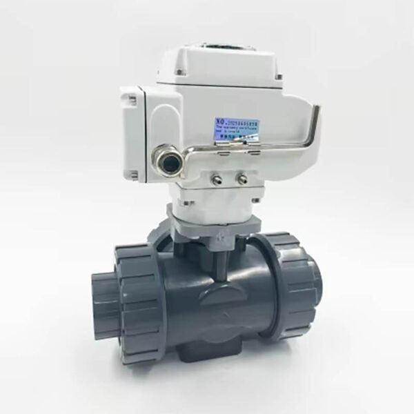 High Quality Electric UPVC/PVC DN50 3-Way Ball Valve