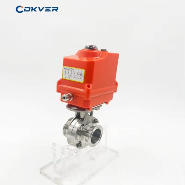 Premium Stainless Steel 304/316L Sanitary Electric Valve