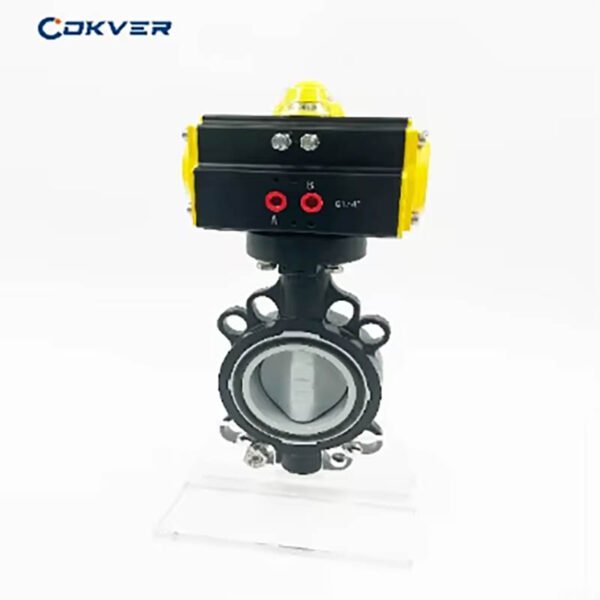 Wafer EPDM Pneumatic Butterfly Valve