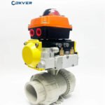 Upvc Pneumatic Ball Valve with Limit Switch