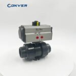 Industrial UPVC Pneumatic Ball Valve