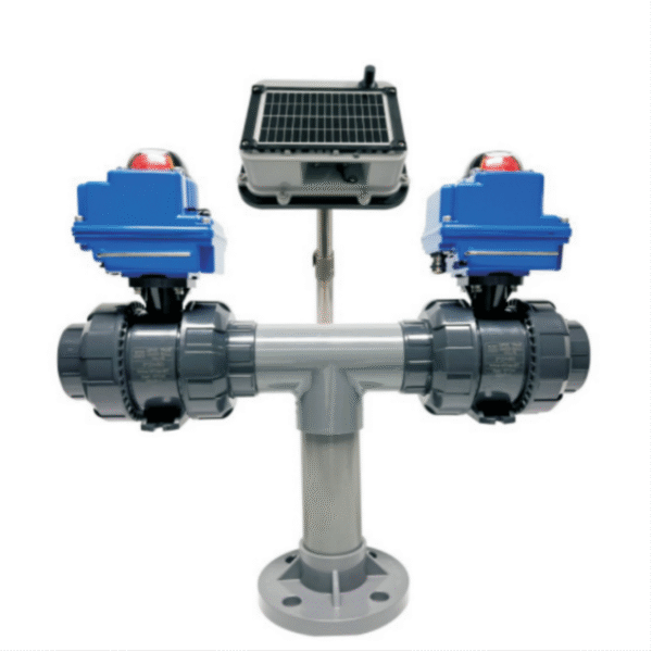 1-to-2 4G Smart Electric Ball Valve for Agricultural Irrigation